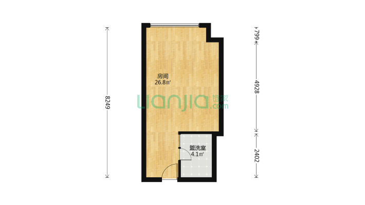 万达财富中心二手房实景图