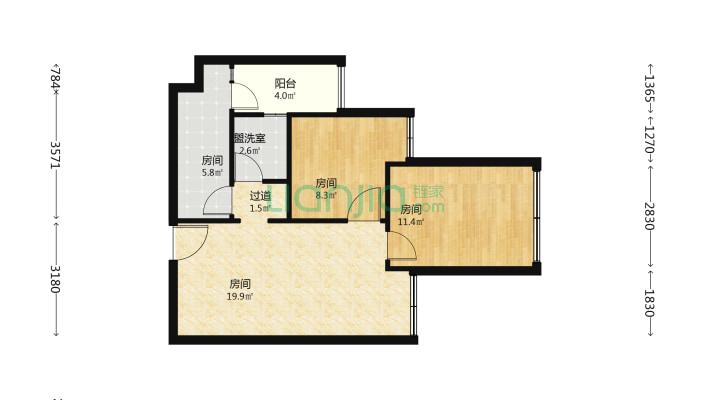 三都汇朝九二手房实景图