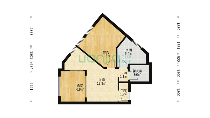 西锦集公寓二手房实景图