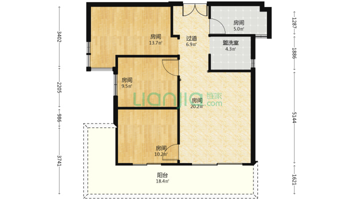 麓湖达观山观锦二手房实景图