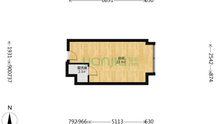 润富国际公寓二手房实景图