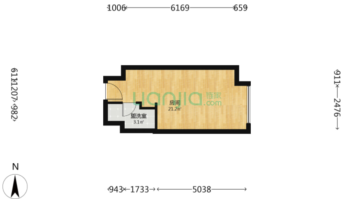 融创玖棠府公寓二手房实景图