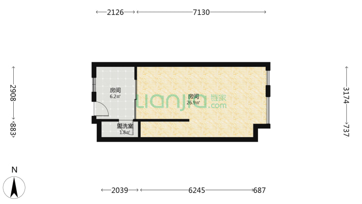 金地格林世界格林公馆(酒店式公寓)二手房实景图