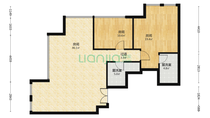 卡地亚花园城天际二手房实景图