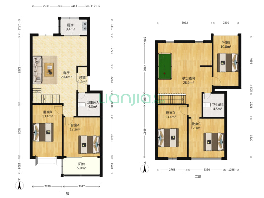明翠雅庭一期 6室1厅2卫 81平方