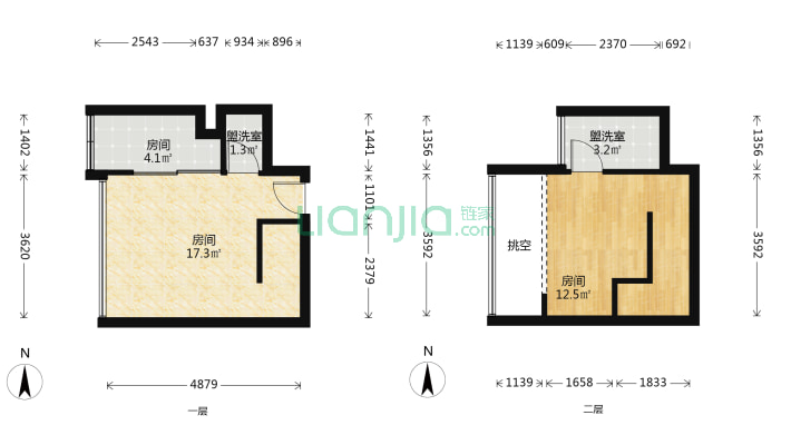 麓坊中心二手房实景图