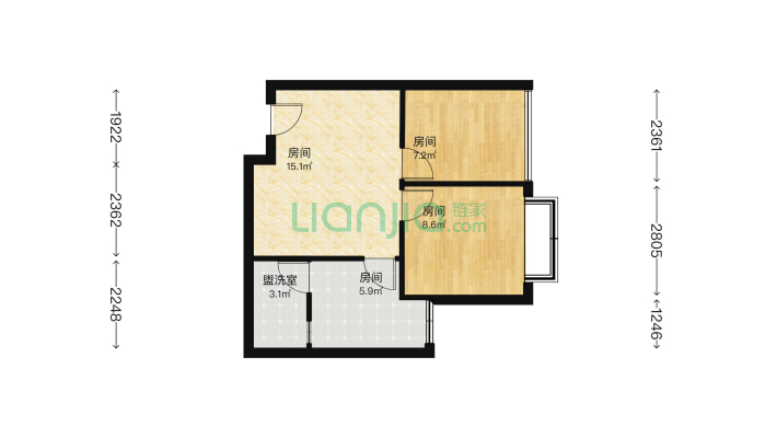 金府银座二手房实景图