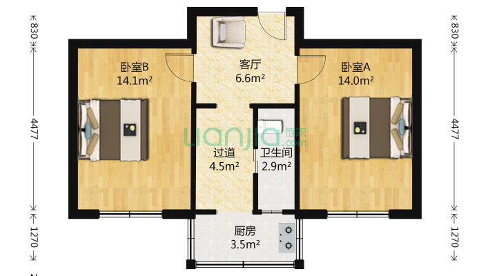 燃料厂宿舍二手房实景图