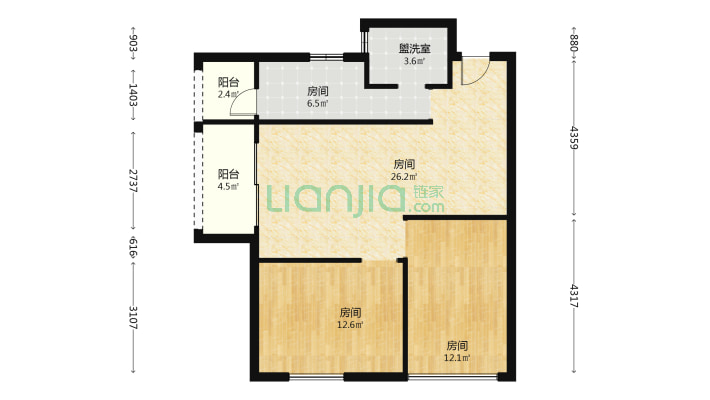 大华国际公寓二手房实景图