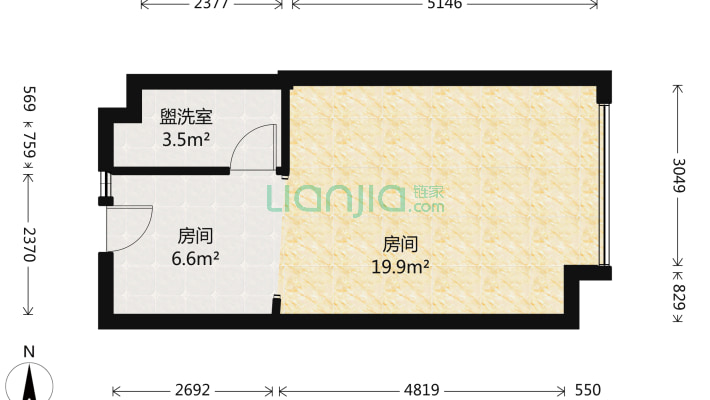 万科红人馆二手房实景图
