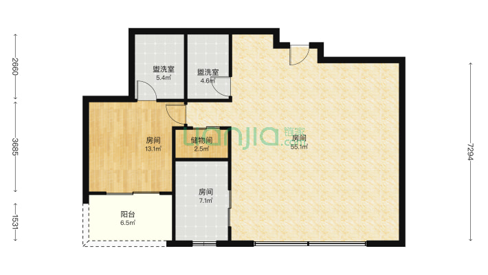 宝莲城二手房实景图