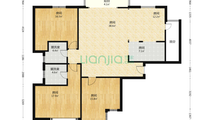 中洲珑玺台二手房实景图