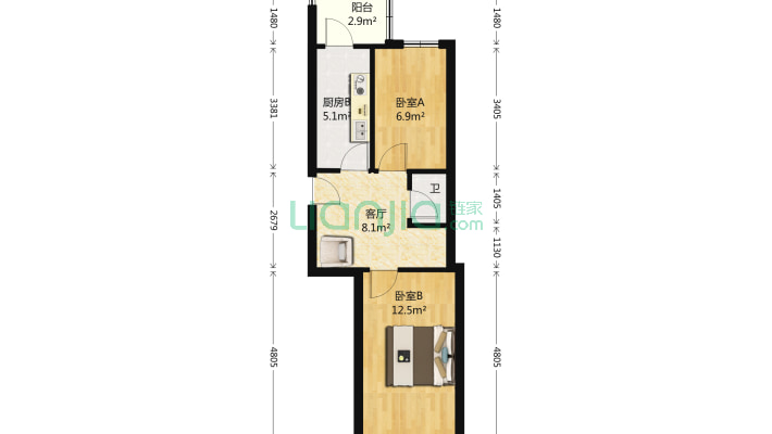 建国南三道街二手房实景图