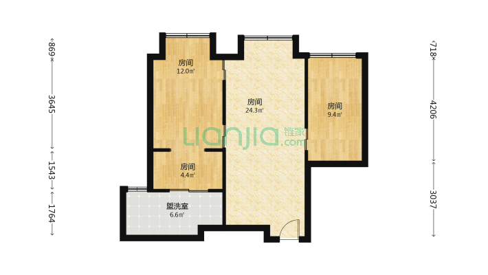 誉峰M5行政公寓二手房实景图