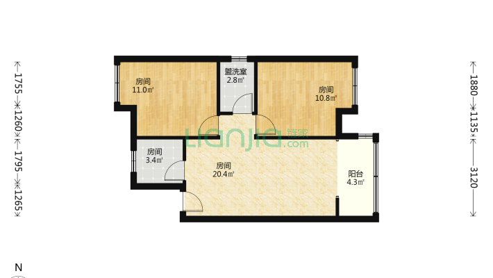 浅水半岛80俊二手房实景图