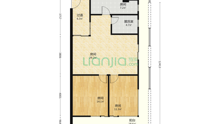 底特律财富天地二手房实景图