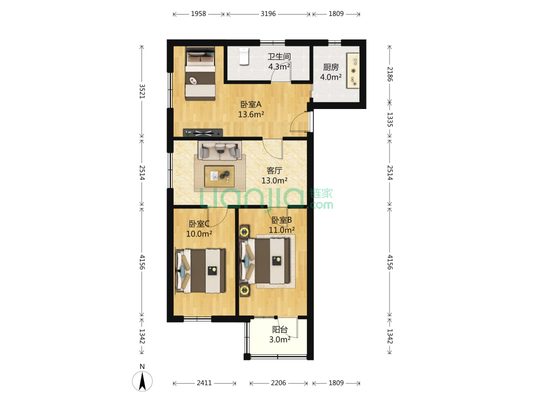 免税房 精装修 椿树馆小学学区房