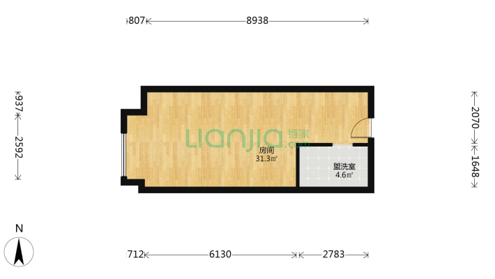 大华国际公寓二手房实景图
