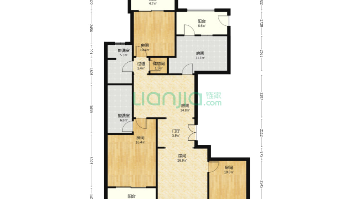 浙铁绿城长风中心二手房实景图