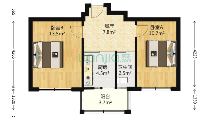 四季青小区二手房实景图
