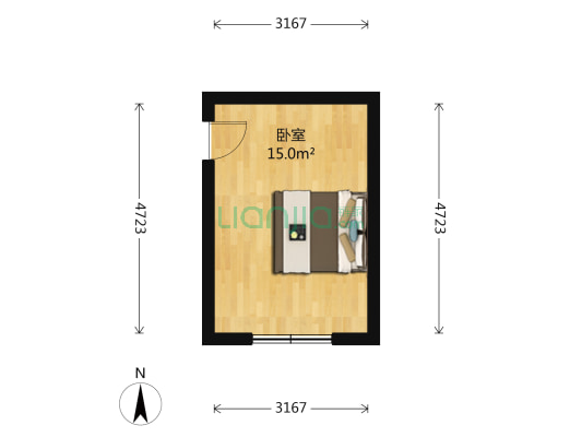 一汽32街区 1室0厅0卫 27平方