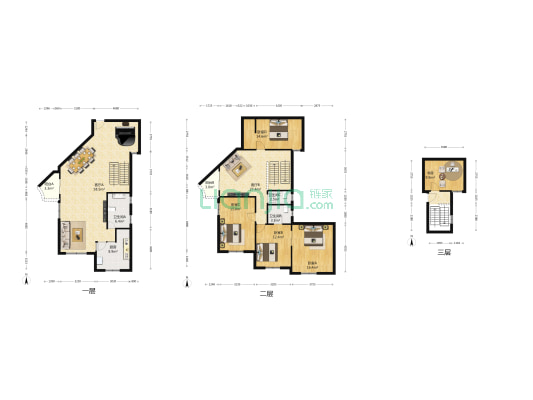 加拿大花园 5室2厅3卫 233平方