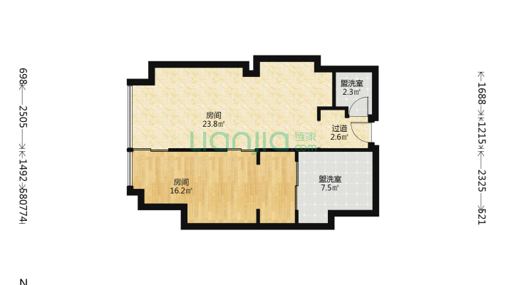 世豪翡丽二手房实景图