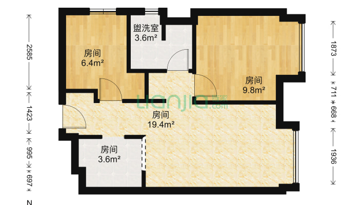 中粮天府宸悦二手房实景图