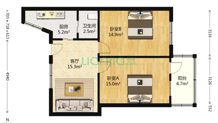 付家坡二路12号二手房实景图
