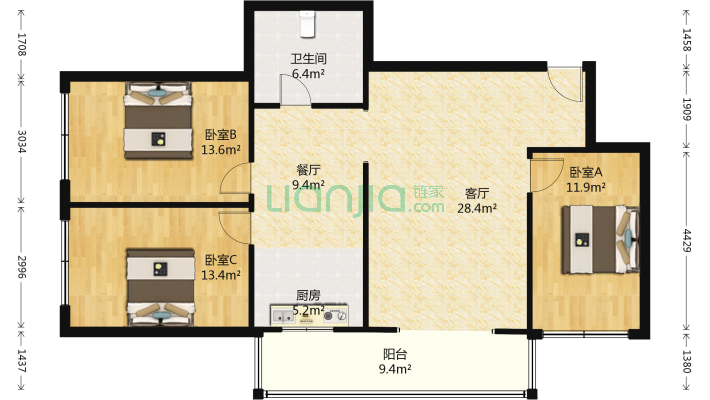 宏盛教师楼二手房实景图