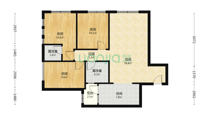 国色天乡庆典城二手房实景图