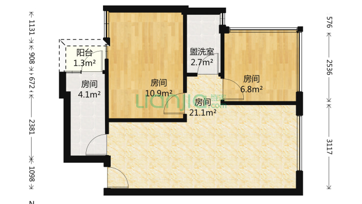 蓝光香槟广场二手房实景图