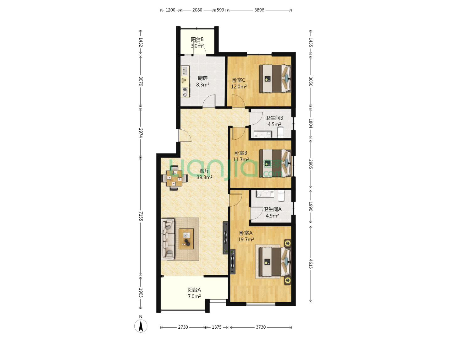 【满五年唯一】【简单装修】【黄金层】