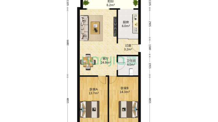 大有坊小区二手房实景图