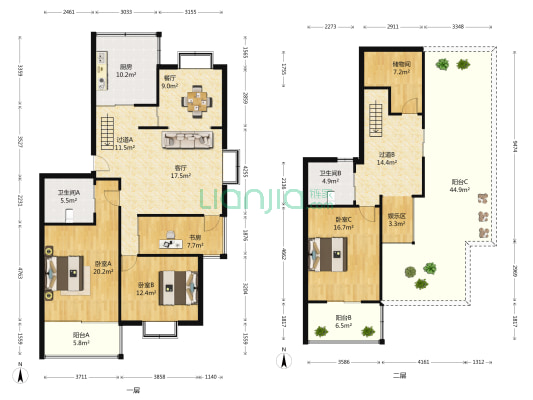 芝兰新城 4室2厅2卫 162平方