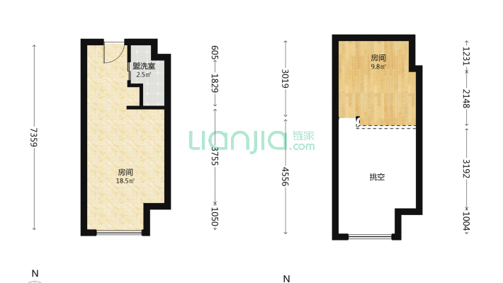北城红街二手房实景图