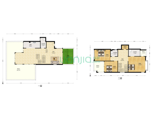 南延线蔚蓝卡地亚 3室1厅3卫 280平方