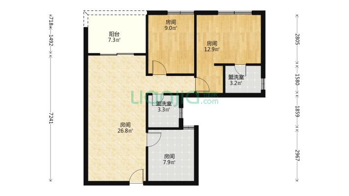 恒昌花园二手房实景图