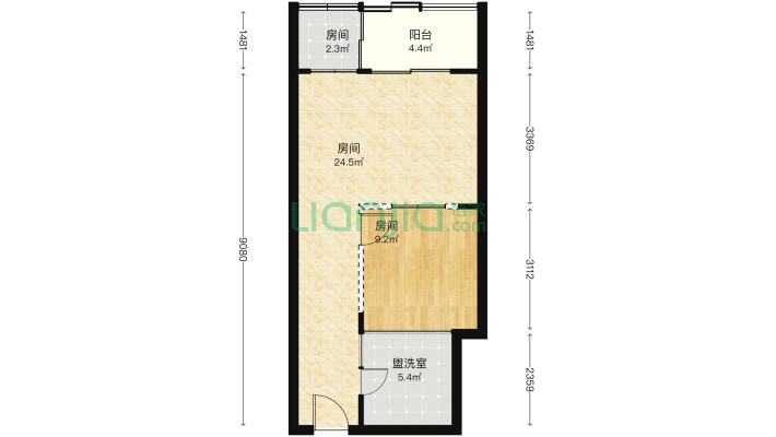 长益商业寓所二手房实景图