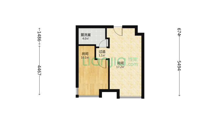 保利锦外小户二手房实景图