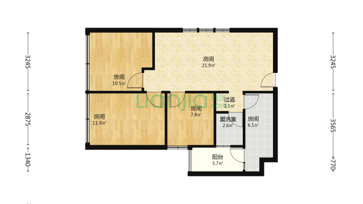 三都汇朝九二手房实景图