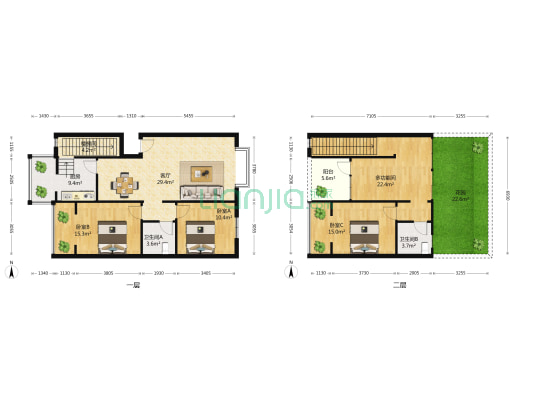 东顺小区 4室1厅2卫 112平方