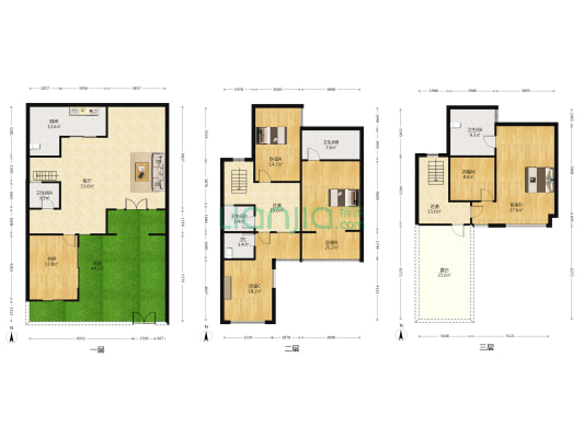融创欧麓花园城棠屿 5室1厅5卫 156平方