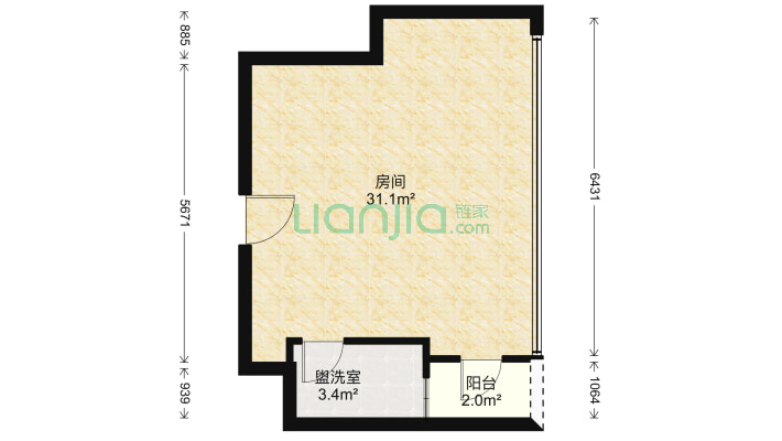 麓坊中心二手房实景图