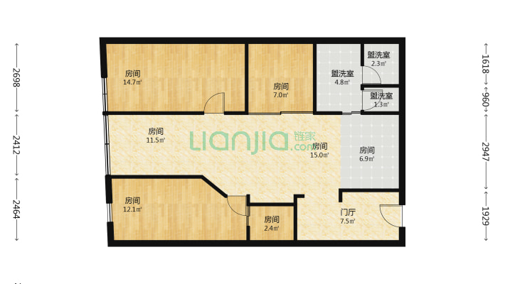 现代大厦二手房实景图