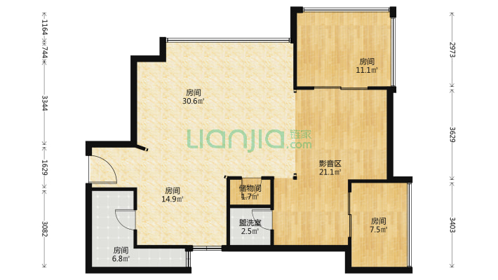 麓湖达观山观锦二手房实景图