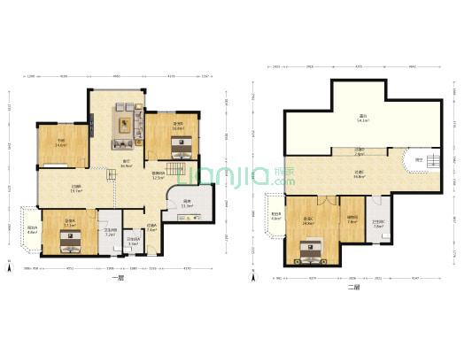 人民银行宿舍 4室1厅3卫 292平方