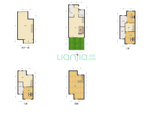 福晟公元大第 3室1厅4卫 215平方