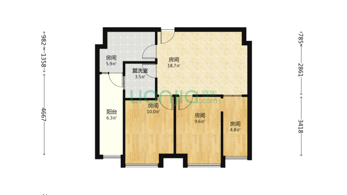 亿城国际二手房实景图