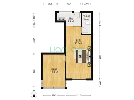 福寿街 1室0厅1卫 48平方